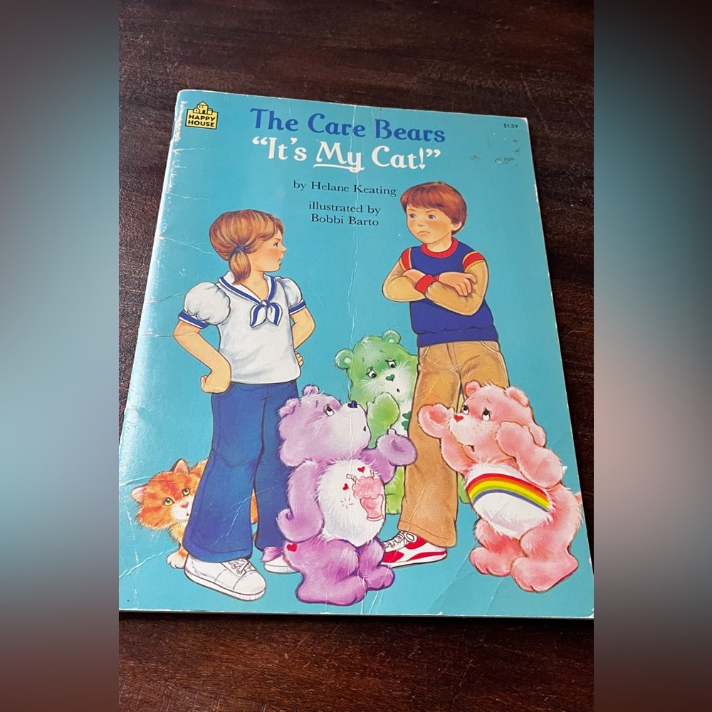Vintage 1986 Care Bears It’s My Cat Paperback Book